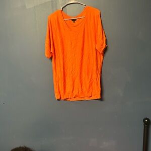 Talbots Bright Orange Short Sleeve Tee